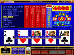 Aces and Eights video poker