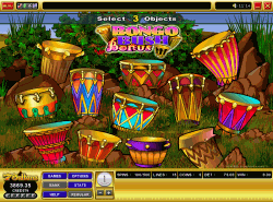 Bush Telegraph Bongo Bonus game