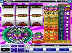 Cash Clams slot - single line slot