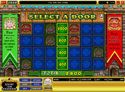 Castle Bonus select a door bonus game