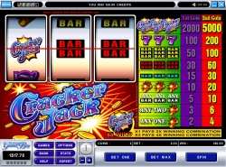 Cracker Jack slot - 2 coin single line slot