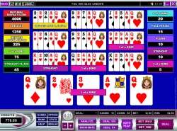 Deuces Wild 10 Play Power Poker - Video Poker