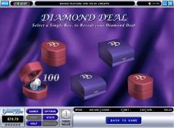 Diamond Deal bonus feature - Choose a Jewelry Box game