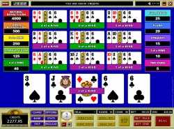 Double Joker 10 Play - 10 hand video poker