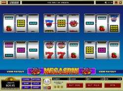 High 5 (Five) MegaSpin - three reel one payline nine games