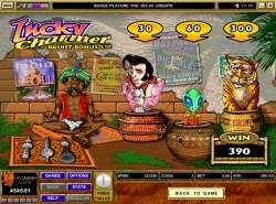 Lucky Charmer slot - Snake Charmer bonus game