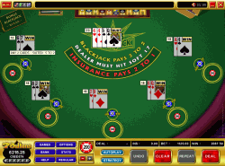 Multi-Hand bonus blackjack