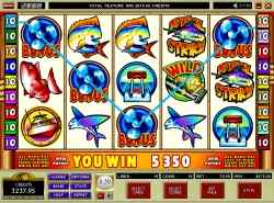 Reel Strike slot - 5 reel 15 line bonus feature video slot
