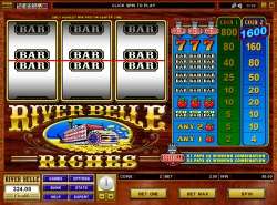 River Belle Riches slot - single line slot