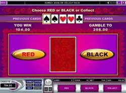 Secret Admirer slot - Gamble bonus feature