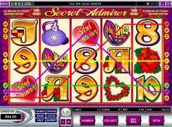 Secret Admirer slot - 5 reel 9 line slot
