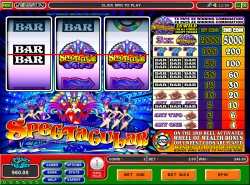 Spectacular Wheel of Wealth slot - single line bonus feature slot