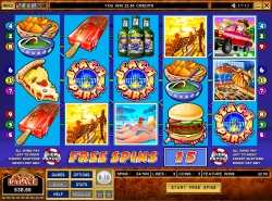 Spring Break - Free Spins bonus feature