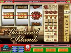 Thousand Islands slot - single line slot