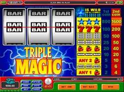 Triple Magic slot - one line slot