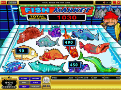 Fish Market bonus feature