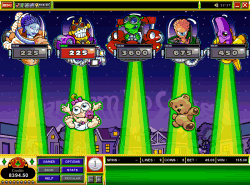 Beam em Up Contest bonus screen