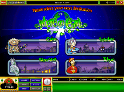 Destination bonus screen