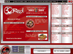 Lounge screen of 32 Red